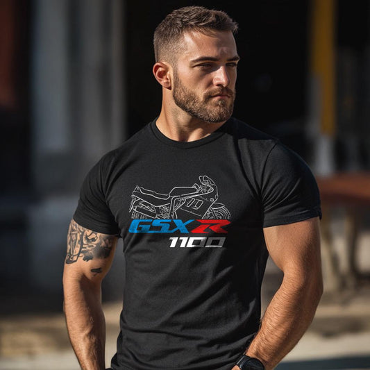 Suzuki GSX-R 1100 Inspired T-Shirt - Motorcycle Tee Shirt for Riders
