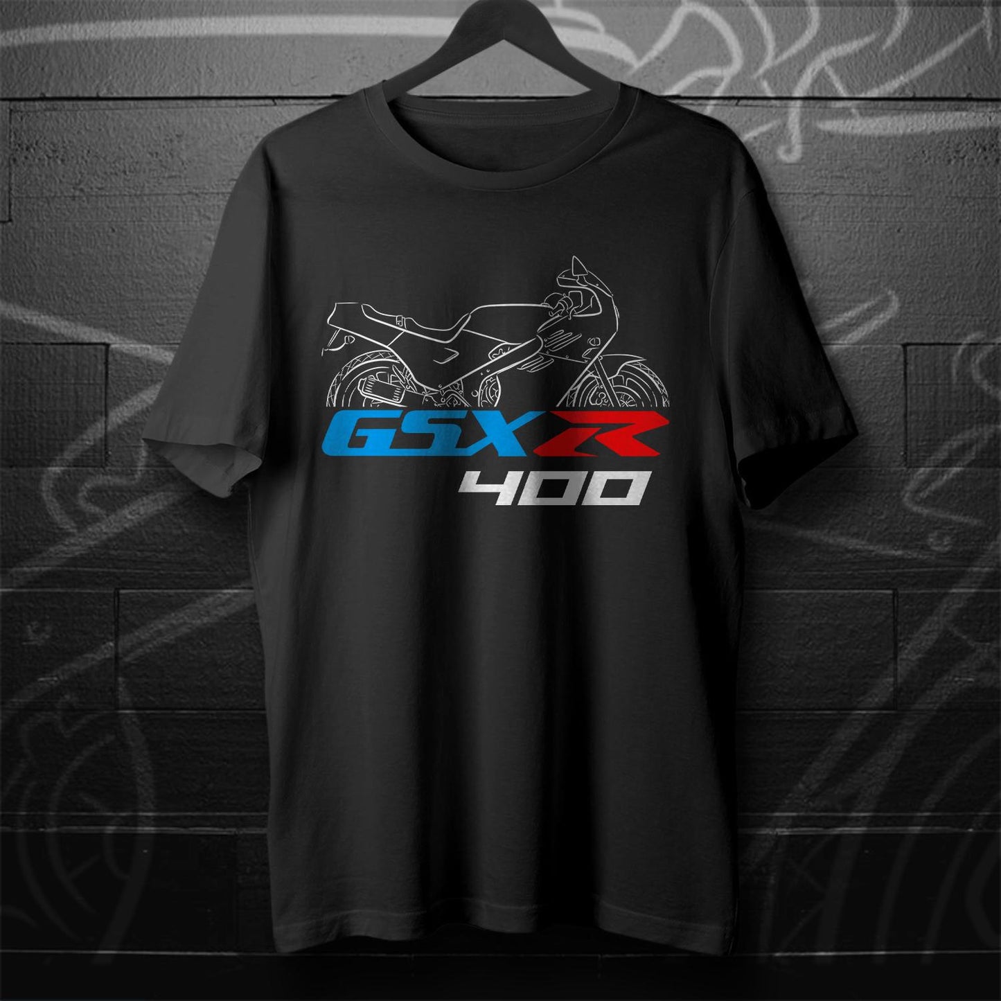 Suzuki GSX-R400 Inspired T-Shirt - Motorcycle Tee Shirt for Riders