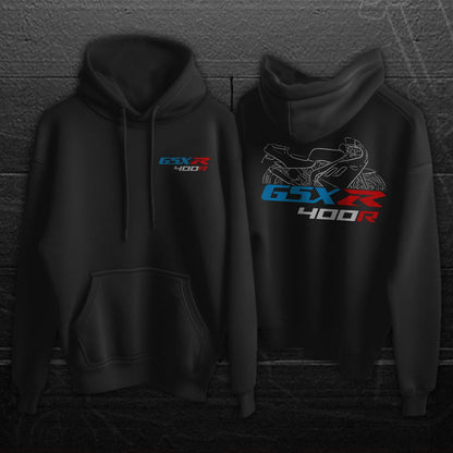 Suzuki GSX-R400 Inspired Hoodie - Motorcycle Sweatshirt for Riders