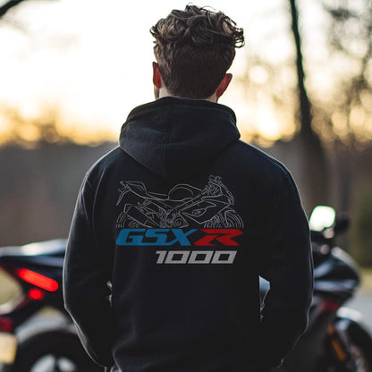 Suzuki GSX-R 1000 Inspired Hoodie - Motorcycle Sweatshirt for Riders