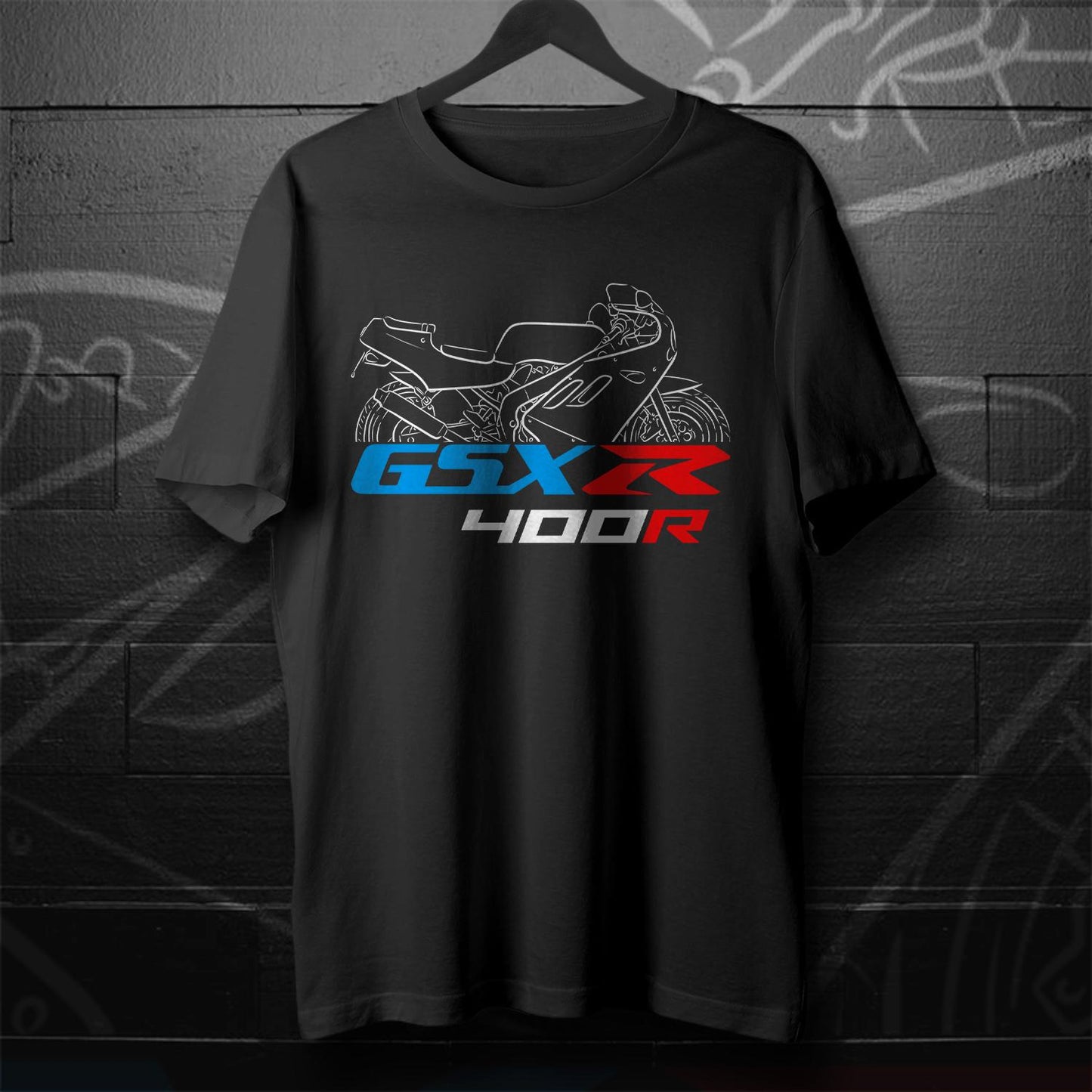 Suzuki GSX-R400 Inspired T-Shirt - Motorcycle Tee Shirt for Riders