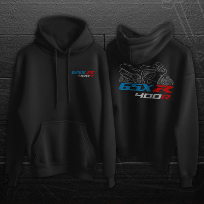 Suzuki GSX-R400 Inspired Hoodie - Motorcycle Sweatshirt for Riders