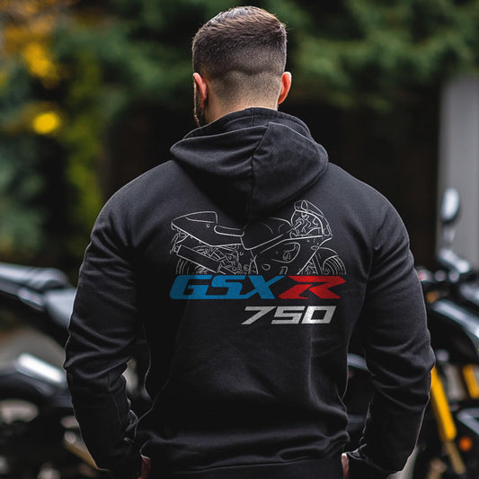 Suzuki GSX-R 750 1992 - 2025 Inspired Hoodie - Motorcycle Sweatshirt for Riders