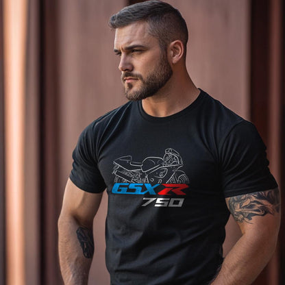 Suzuki GSX-R 750 1985 - 1991 Inspired T-Shirt - Motorcycle Tee Shirt for Riders