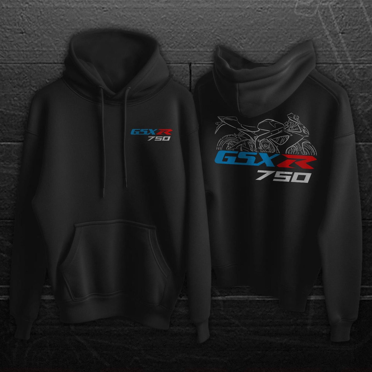 Suzuki GSX-R 750 1992 - 2025 Inspired Hoodie - Motorcycle Sweatshirt for Riders