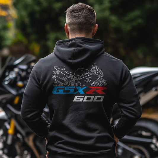 Suzuki GSX-R 600 Inspired Hoodie - Motorcycle Sweatshirt