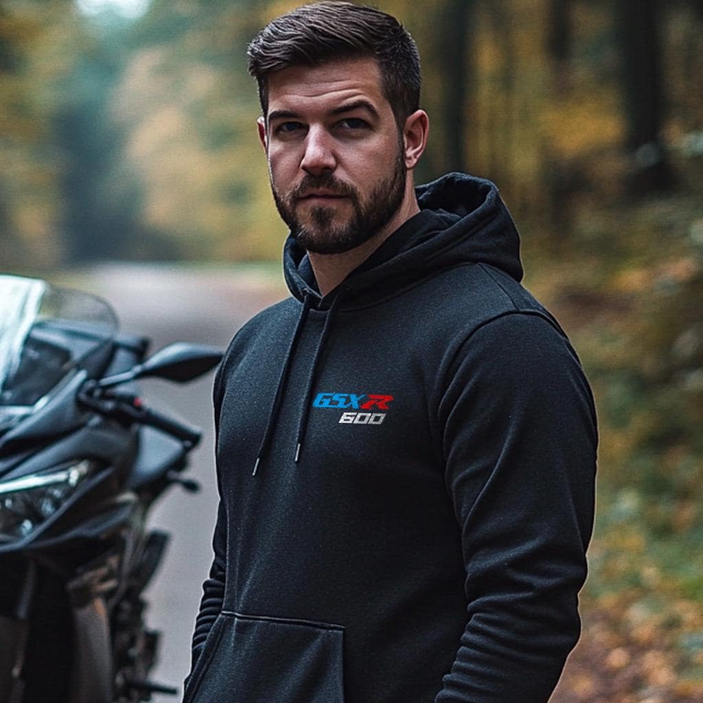 Suzuki GSX-R 600 Inspired Hoodie - Motorcycle Sweatshirt