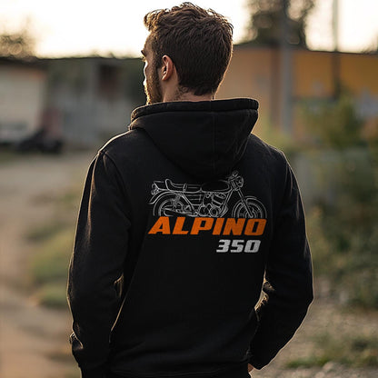 Laverda 350 Alpino 1978 - 1981 Inspired Hoodie - Motorcycle Sweatshirt for Riders