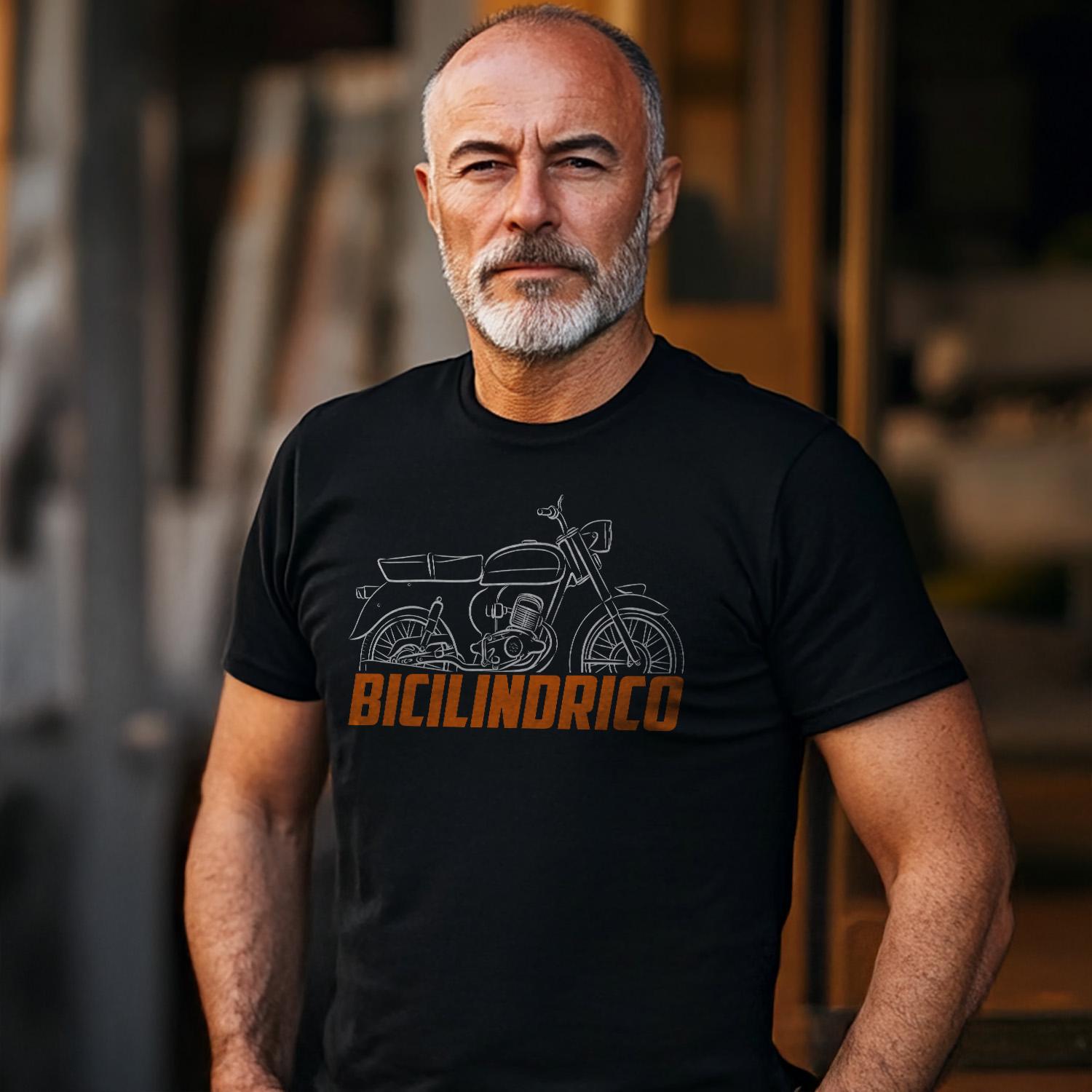 Laverda 200 Bicilindrico 1962 - 1976 Inspired T-Shirt - Motorcycle Tee Shirt for Riders