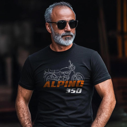 Laverda 350 Alpino 1978 - 1981 Inspired T-Shirt - Motorcycle Tee Shirt for Riders