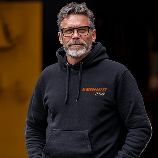 Laverda 250 Enduro Inspired Hoodie - Motorcycle Sweatshirt for Riders