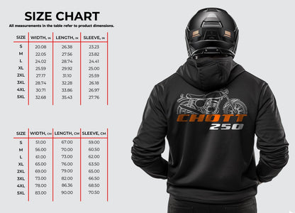 Laverda 250 Chott 1974 - 1976 Inspired Hoodie - Motorcycle Sweatshirt for Riders