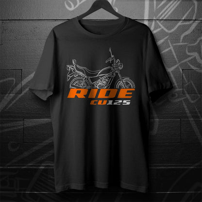 Laverda CU 125 Ride 1985 Inspired T-Shirt - Motorcycle Tee Shirt for Riders