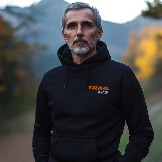Laverda 125 Trail 1965 Inspired Hoodie - Motorcycle Sweatshirt for Riders