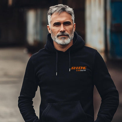 Laverda CU 125 Ride 1985 Inspired Hoodie - Motorcycle Sweatshirt for Riders