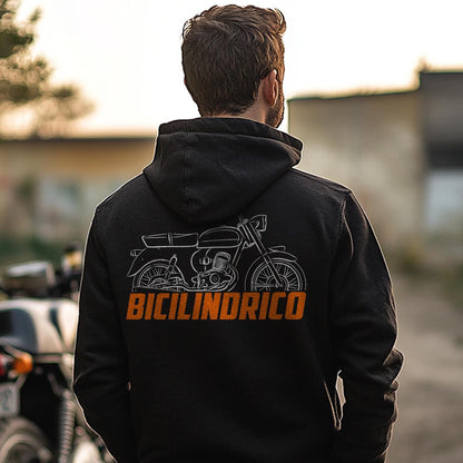Laverda 200 Bicilindrico 1962 - 1976 Inspired Hoodie - Motorcycle Sweatshirt for Riders