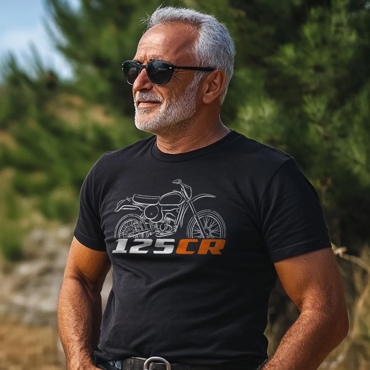 Laverda 125CR 1975 - 1976 Inspired T-Shirt - Motorcycle Tee Shirt for Riders