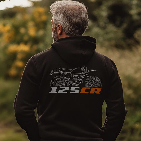 Laverda 125CR 1975 - 1976 Inspired Hoodie - Motorcycle Sweatshirt for Riders