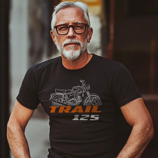 Laverda 125 Trail 1965 Inspired T-Shirt - Motorcycle Tee Shirt for Riders