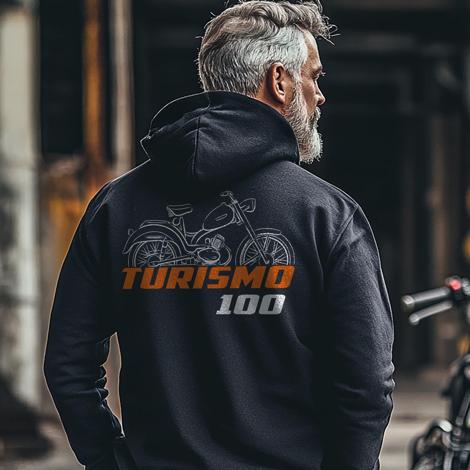 Laverda Turismo 100 1951 - 1952 Inspired Hoodie - Motorcycle Sweatshirt for Riders