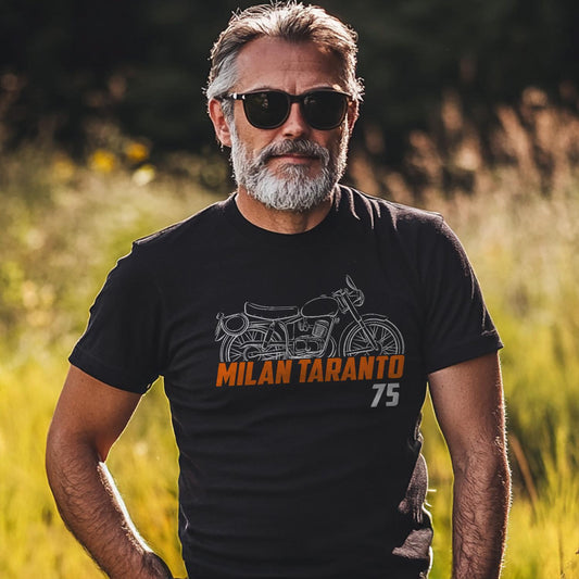 Laverda Milan Taranto 75 1952 - 1960 Inspired T-Shirt - Motorcycle Tee Shirt for Riders