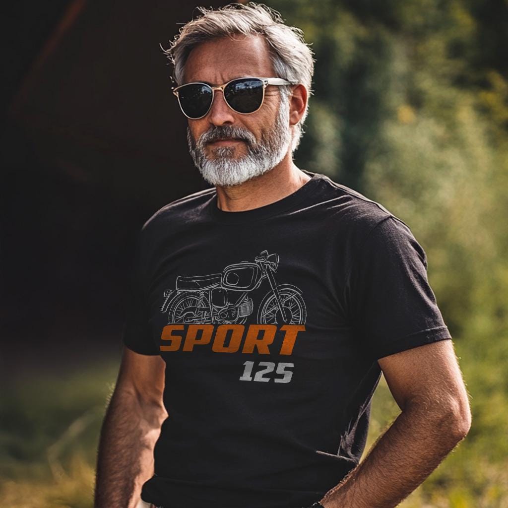 Laverda 125 Sport 1965 Inspired T-Shirt - Motorcycle Tee Shirt for Riders