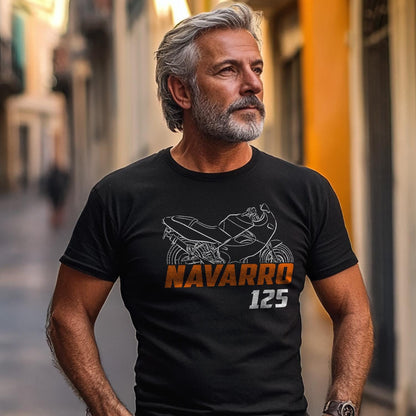 Laverda 125 Navarro 1990 - 1992 Inspired T-Shirt - Motorcycle Tee Shirt for Riders