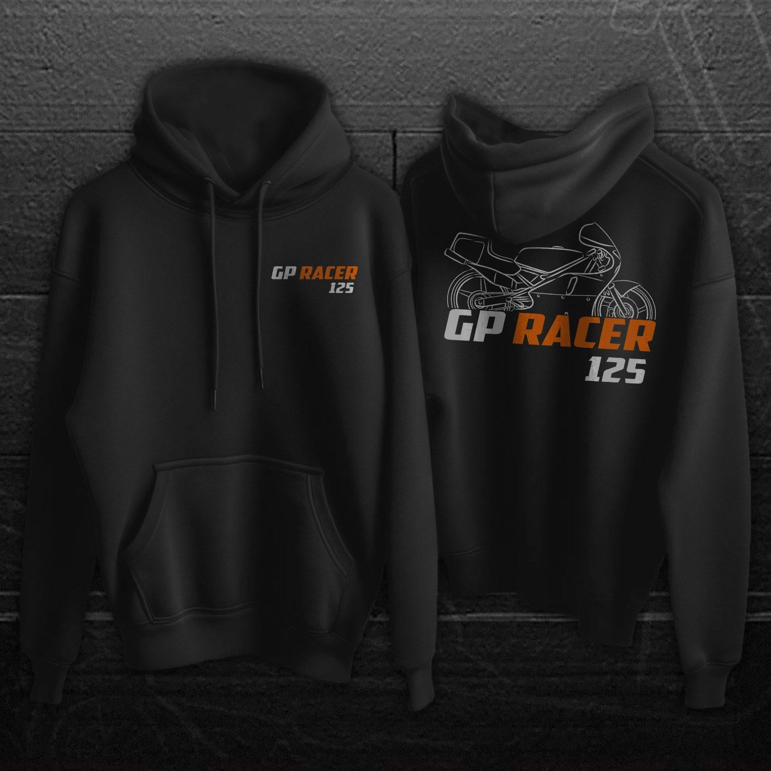 Laverda 125 GP Racer 1990 Inspired Hoodie - Motorcycle Sweatshirt for Riders