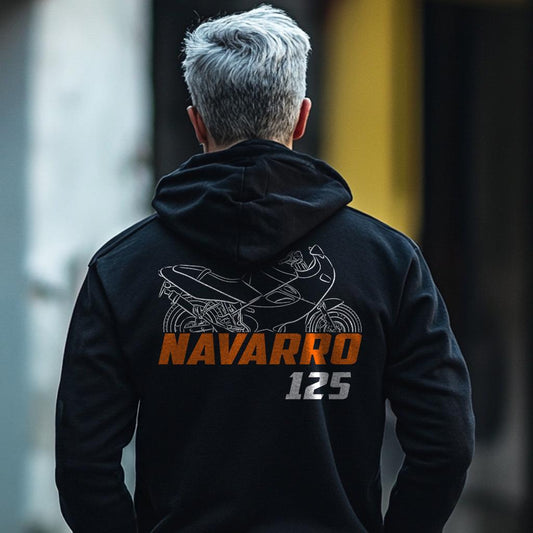 Laverda 125 Navarro 1990 - 1992 Inspired Hoodie - Motorcycle Sweatshirt for Riders