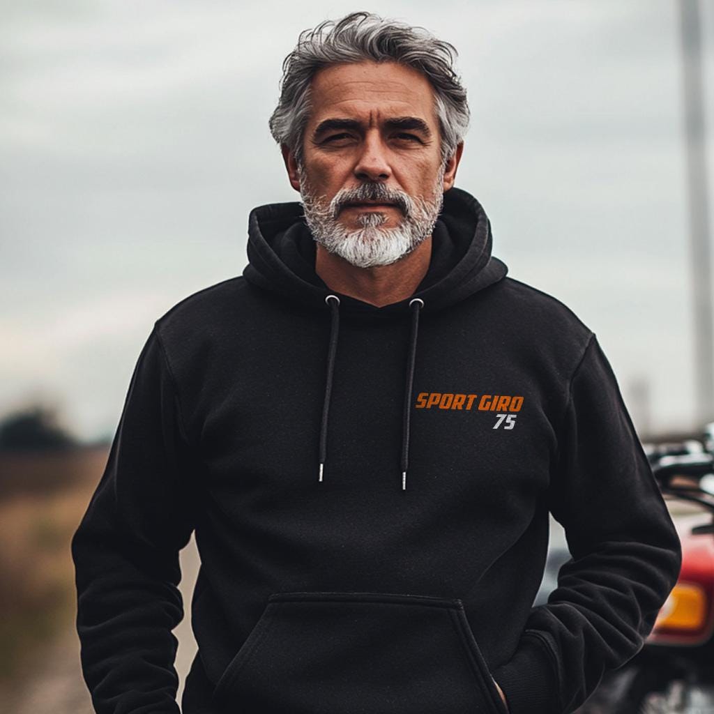 Laverda 75 Sport Giro 1953 - 1956 Inspired Hoodie - Motorcycle Sweatshirt for Riders
