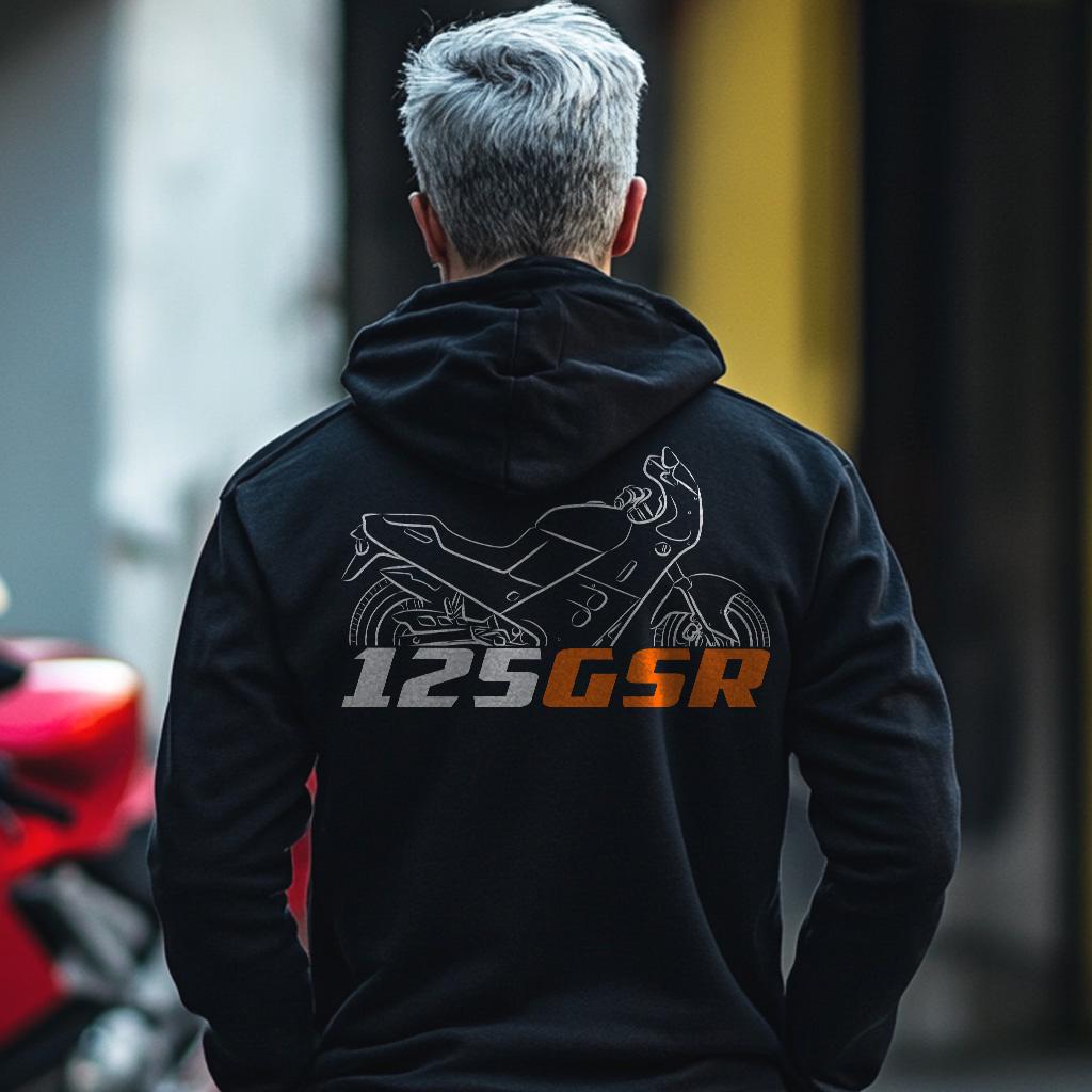 Laverda 125 GSR 1989 Inspired Hoodie - Motorcycle Sweatshirt for Riders