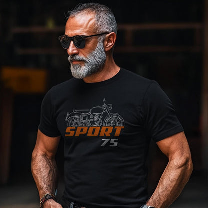 Laverda 75 Sport 1953 - 1956 Inspired T-Shirt - Motorcycle Tee Shirt for Riders