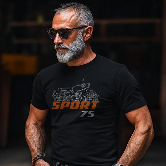 Laverda 75 Sport 1953 - 1956 Inspired T-Shirt - Motorcycle Tee Shirt for Riders