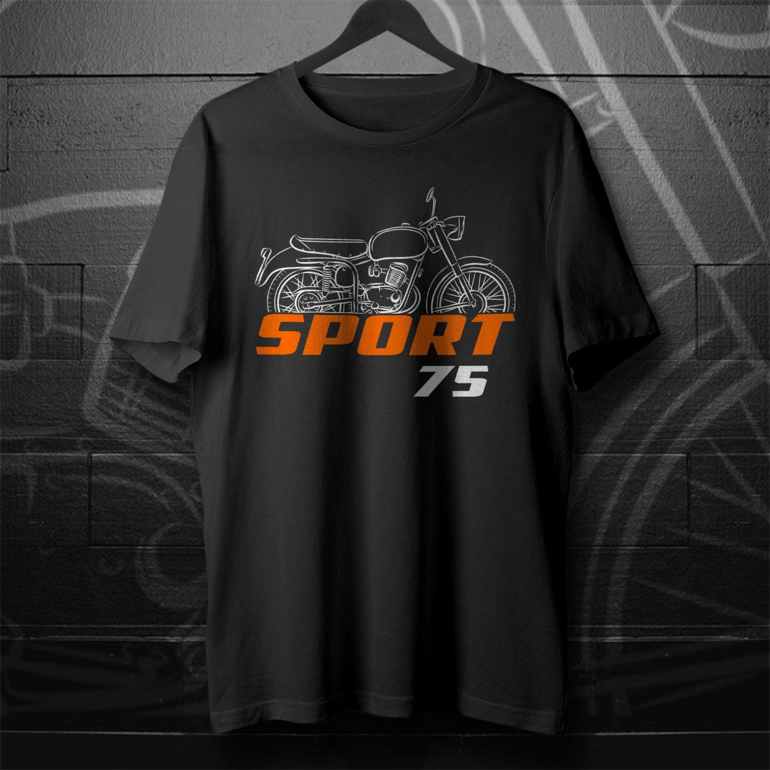 Laverda 75 Sport 1953 - 1956 Inspired T-Shirt - Motorcycle Tee Shirt for Riders