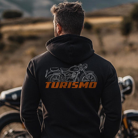 Laverda 98 Tourismo 1956 Inspired Hoodie - Motorcycle Sweatshirt for Riders
