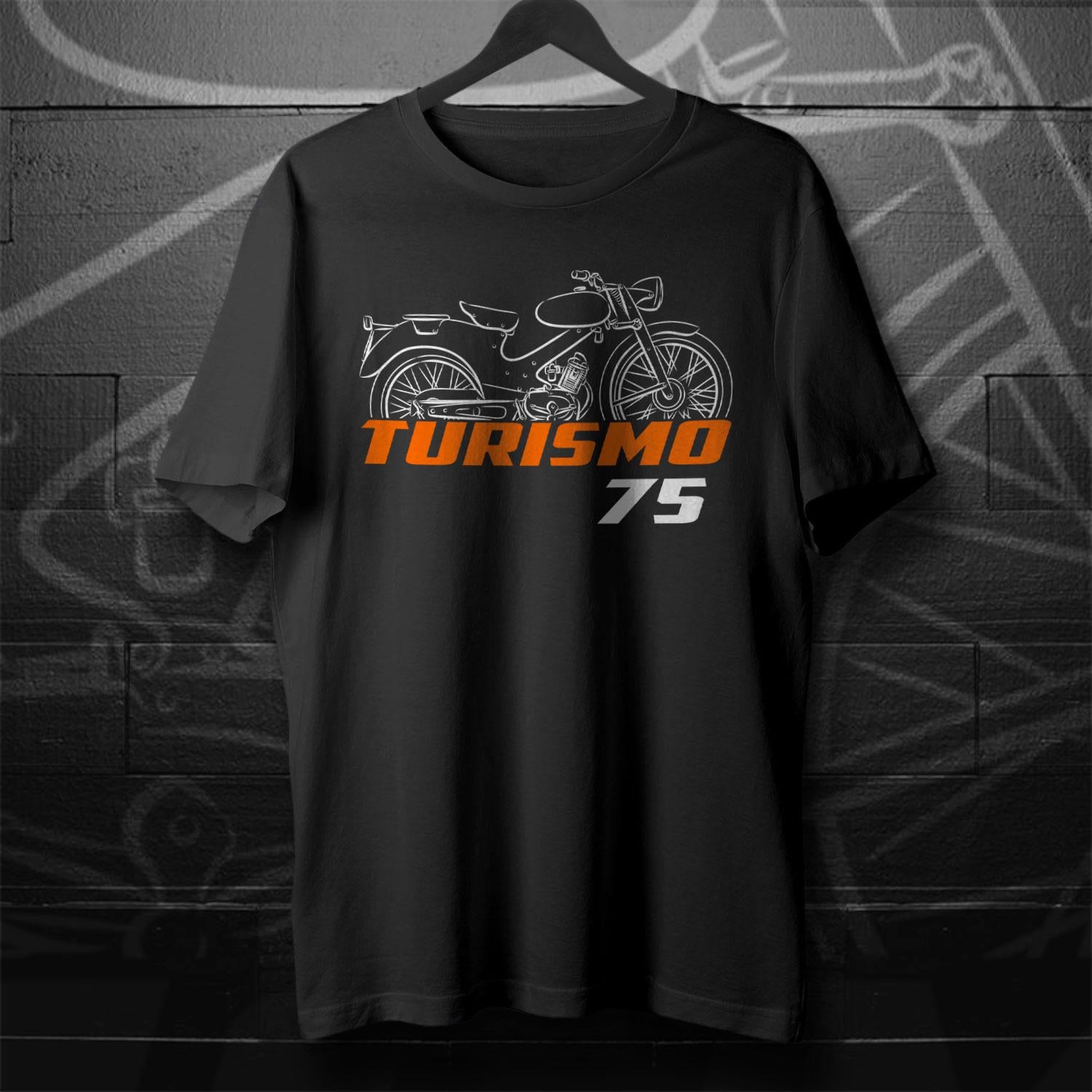 Laverda Turismo 75 1949  - 1960 Inspired T-Shirt - Motorcycle Tee Shirt for Riders