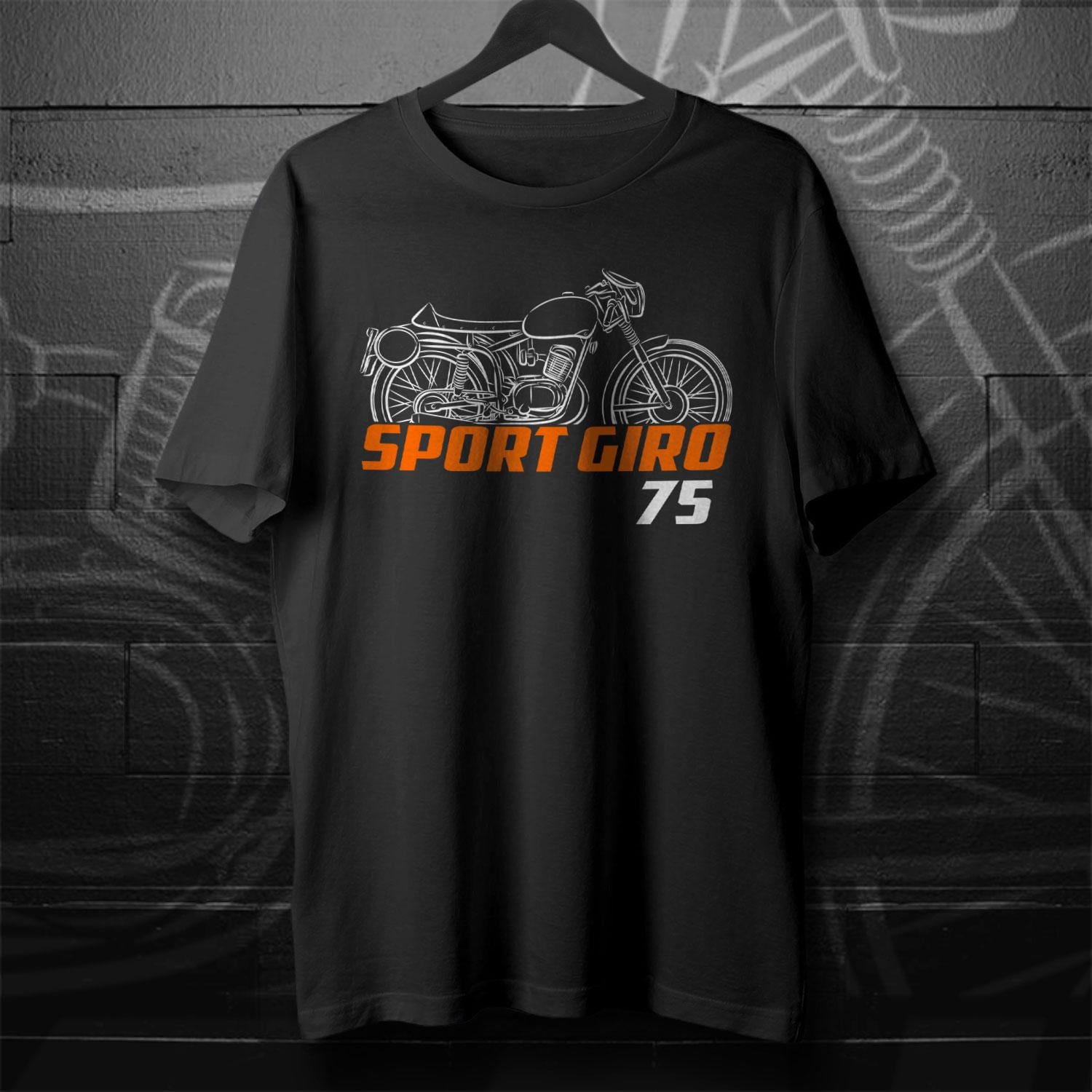 Laverda 75 Sport Giro 1953 - 1956 Inspired T-Shirt - Motorcycle Tee Shirt for Riders