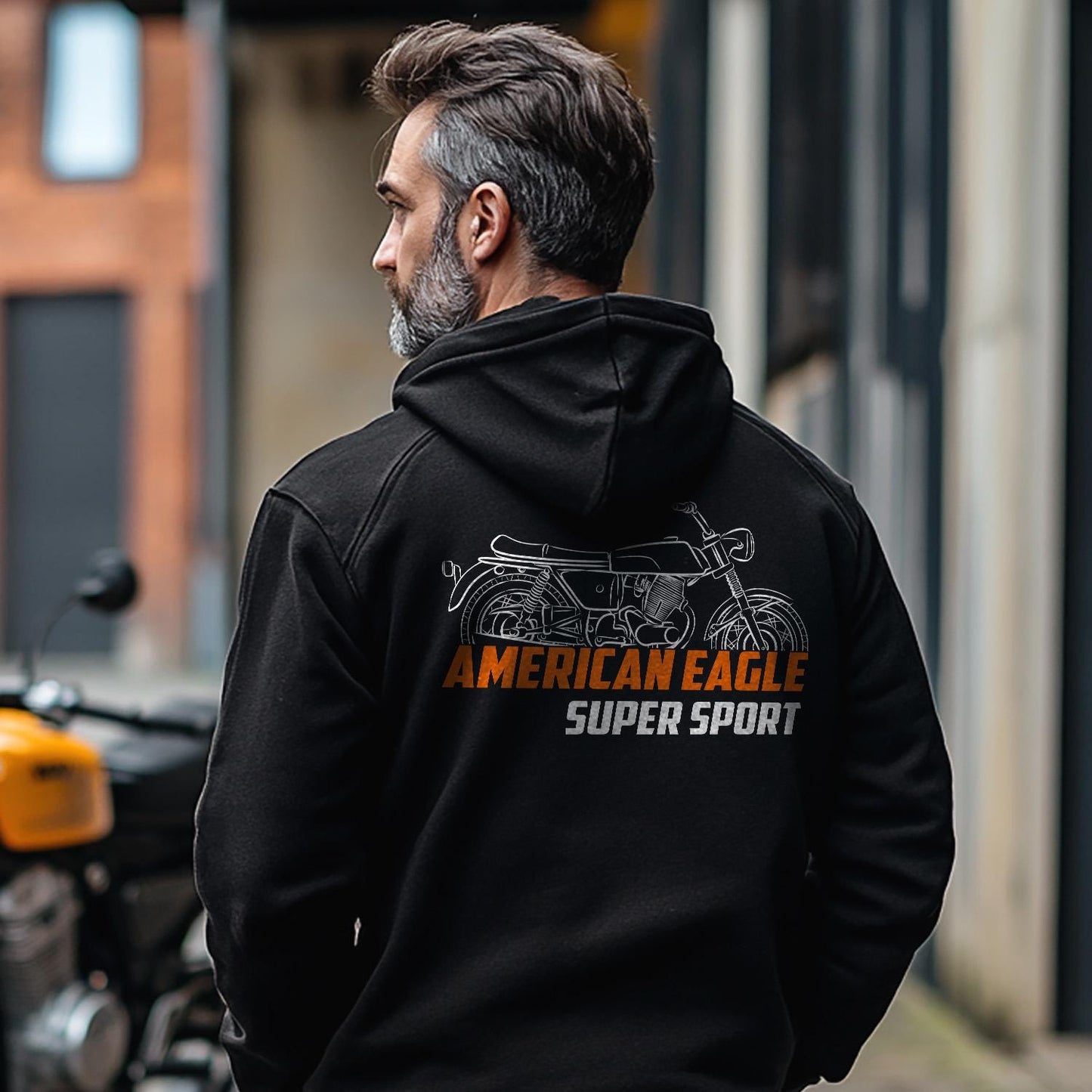 Laverda American Eagle 750 Super Sport 1969 - 1970 Inspired Hoodie - Motorcycle Sweatshirt for Riders