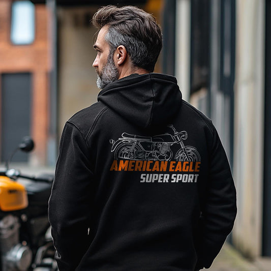 Laverda American Eagle 750 Super Sport 1969 - 1970 Inspired Hoodie - Motorcycle Sweatshirt for Riders