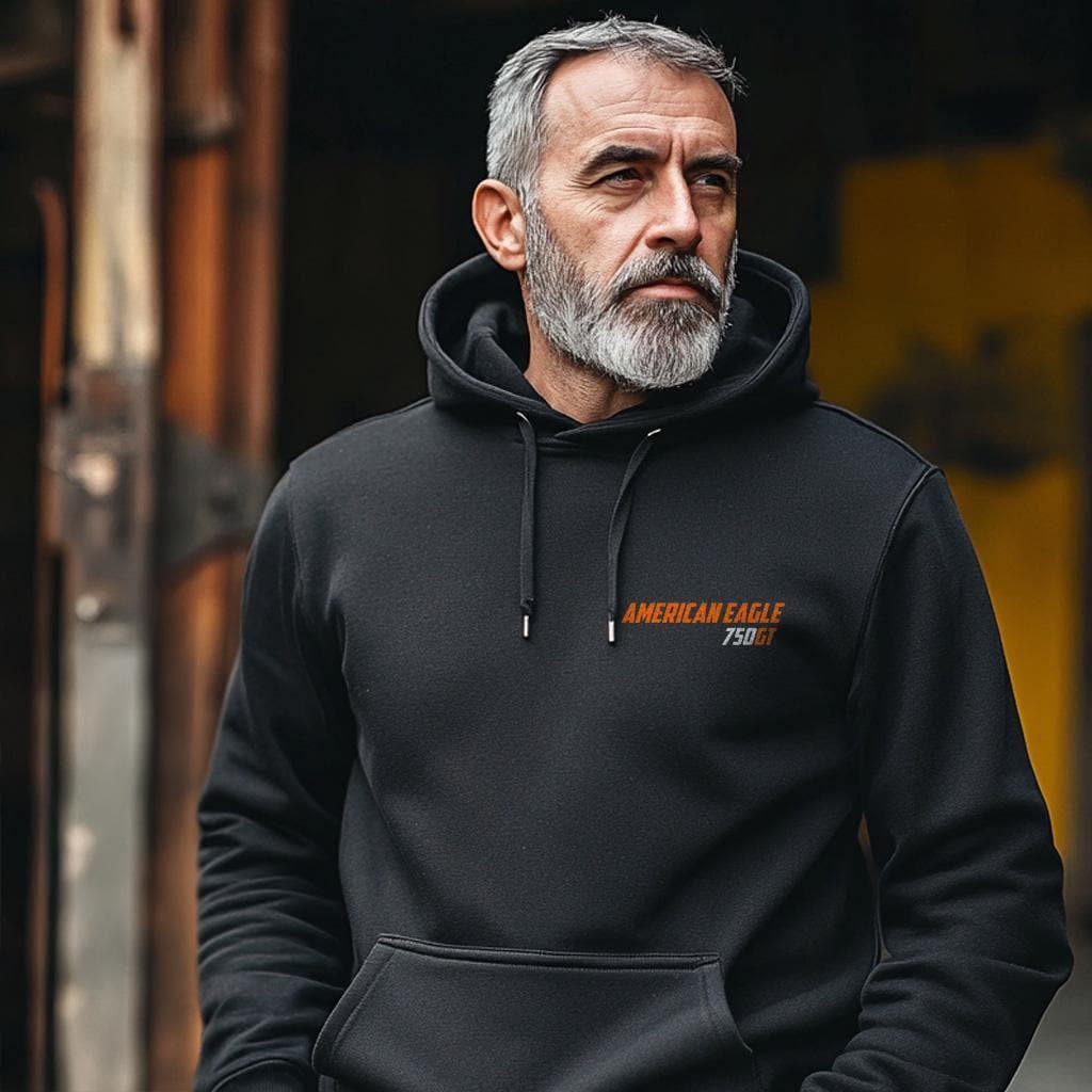 Laverda American Eagle 750 GT 1968 Inspired Hoodie - Motorcycle Sweatshirt for Riders