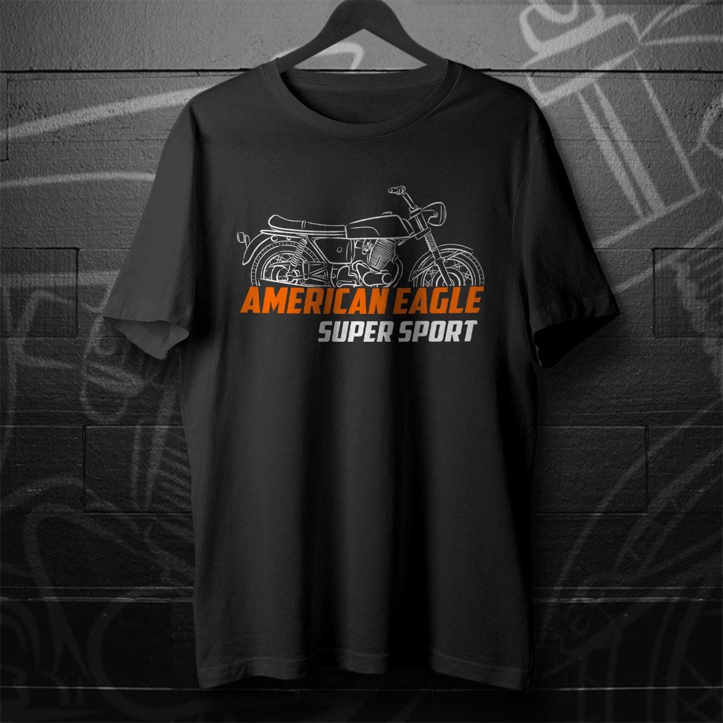Laverda American Eagle 750 Super Sport 1969 - 1970 Inspired T-Shirt - Motorcycle Tee Shirt for Riders