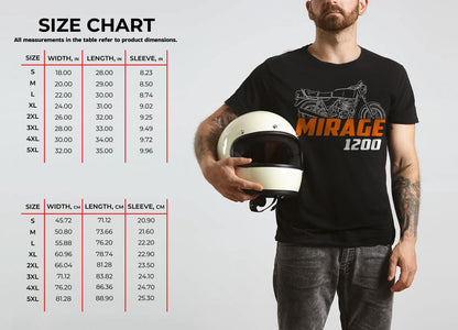 Laverda 1200 Mirage 1978 - 1982 Inspired T-Shirt - Motorcycle Tee Shirt for Riders