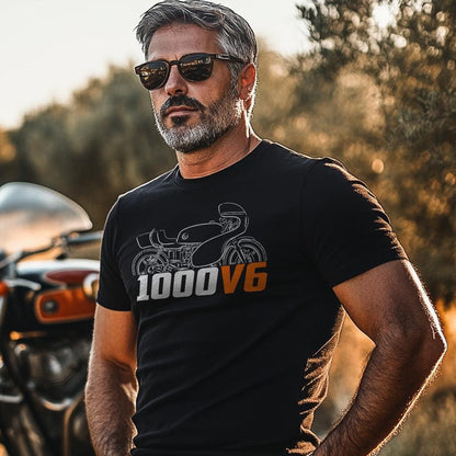 Laverda 1000 V6 1977 Inspired T-Shirt - Motorcycle Tee Shirt for Riders