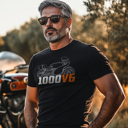 Laverda 1000 V6 1977 Inspired T-Shirt - Motorcycle Tee Shirt for Riders