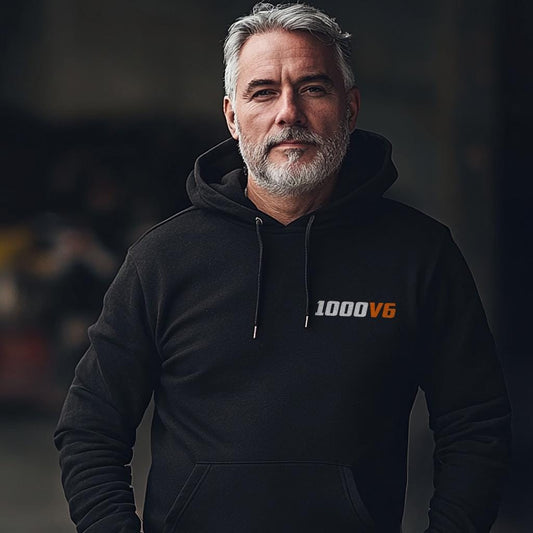 Laverda 1000 V6 1977 Inspired Hoodie - Motorcycle Sweatshirt for Riders