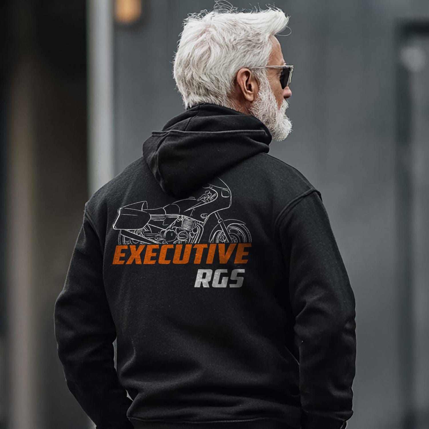 Laverda 1000 RGS Executive 1982 - 1983 Inspired Hoodie - Motorcycle Sweatshirt for Riders