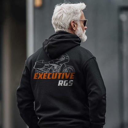 Laverda 1000 RGS Executive 1982 - 1983 Inspired Hoodie - Motorcycle Sweatshirt for Riders