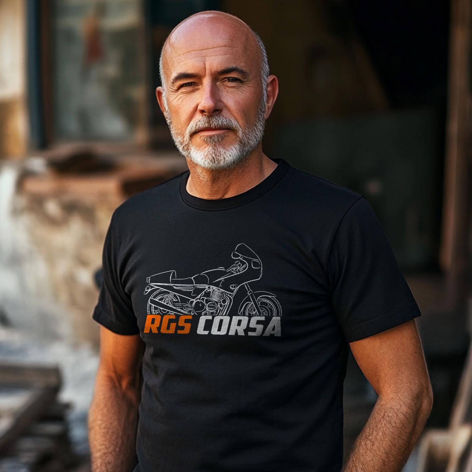 Laverda 1000 RGS Corsa 1984 - 1986 Inspired T-Shirt - Motorcycle Tee Shirt for Riders