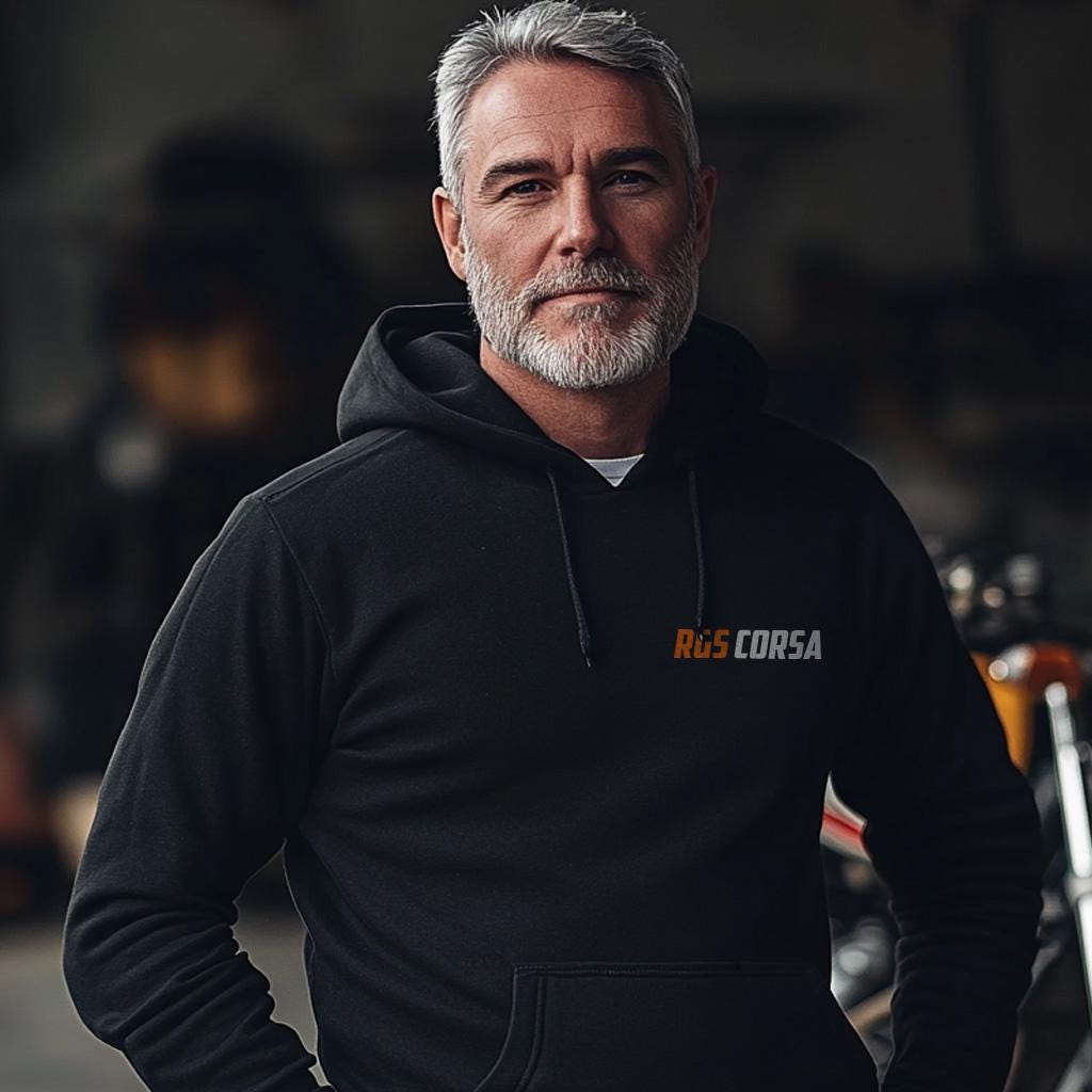 Laverda 1000 RGS Corsa 1984 - 1986 Inspired Hoodie - Motorcycle Sweatshirt for Riders