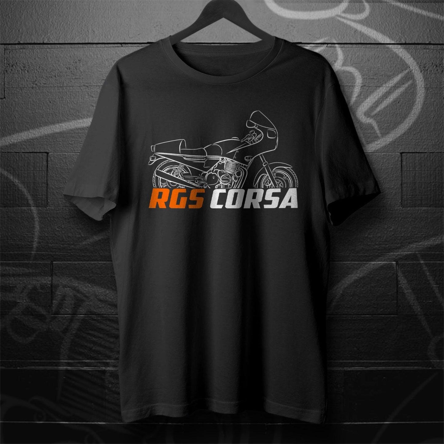 Laverda 1000 RGS Corsa 1984 - 1986 Inspired T-Shirt - Motorcycle Tee Shirt for Riders